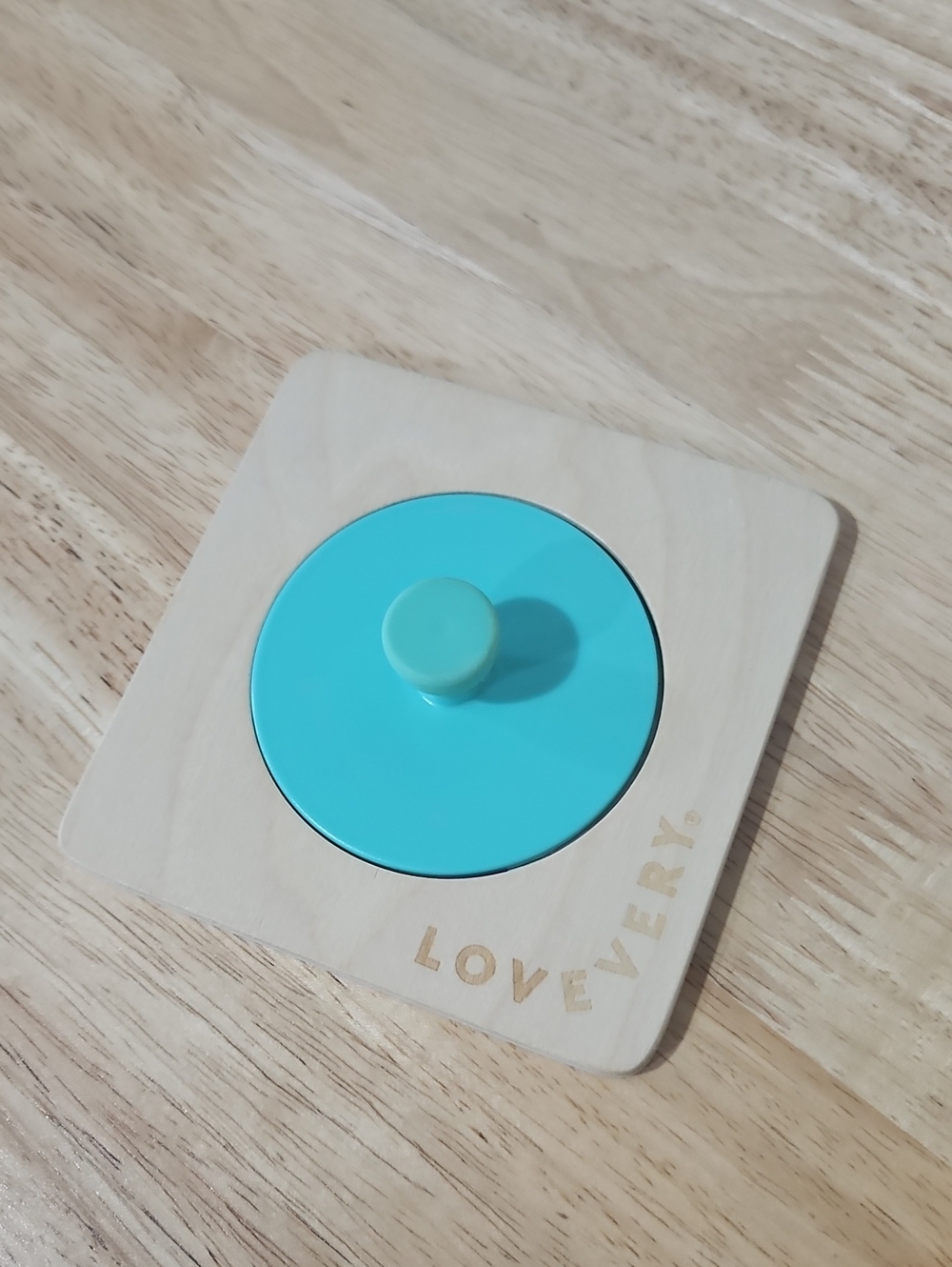 Lovevery Wooden Circle Puzzle Montessori Fine Motor Toy